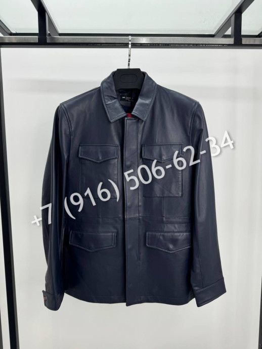 Кожаная куртка Kiton 34926 3