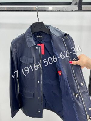 Кожаная куртка Kiton 34926 3