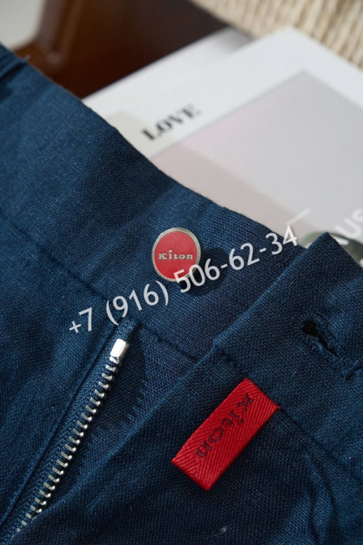 Брюки KITON лен 29875 3