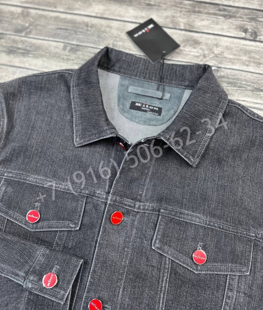 Двухсторонняя джинсовая куртка KITON 18347