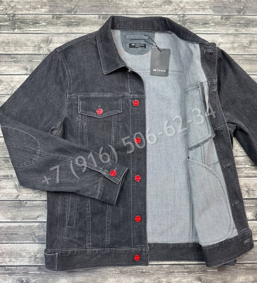 Двухсторонняя джинсовая куртка KITON 18347