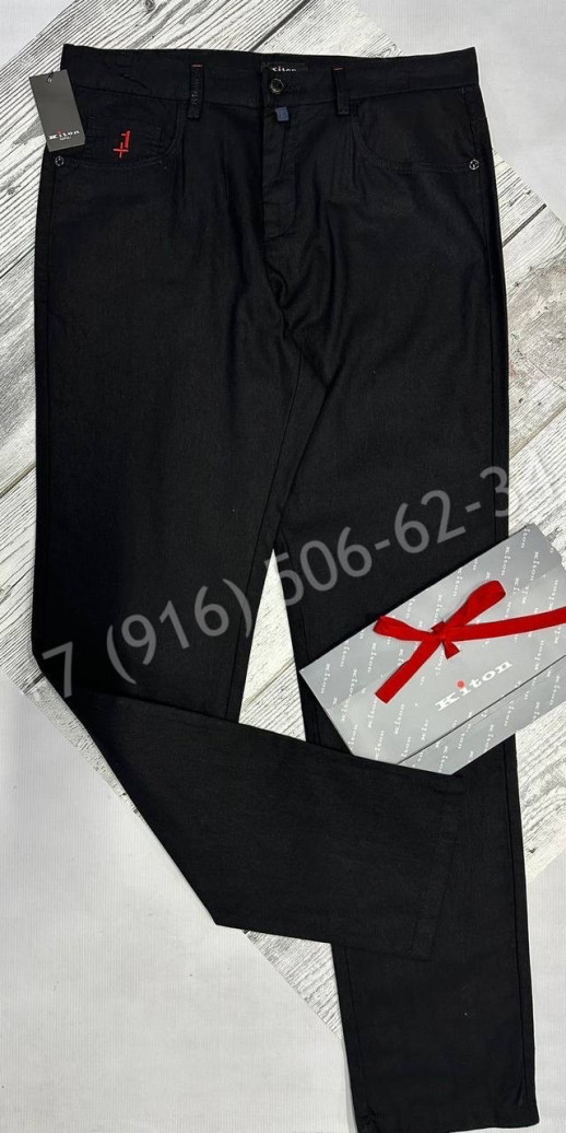 Брюки KITON из льна 30528