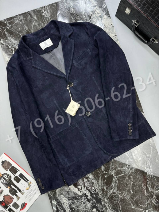 Замшевая куртка Brunello Cucinelli 31029