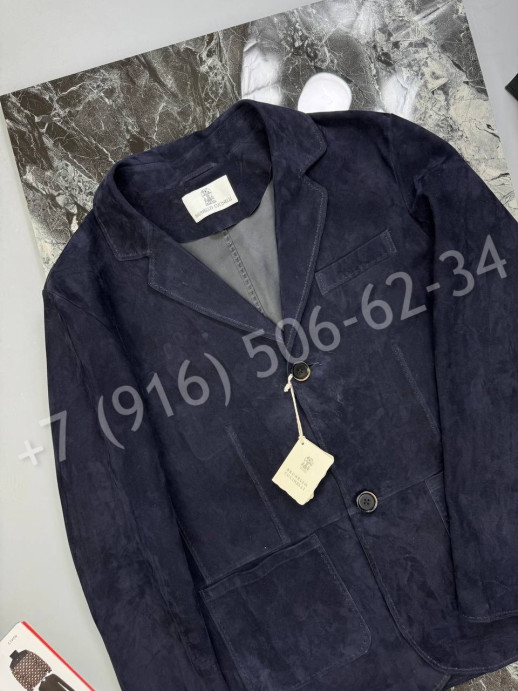 Замшевая куртка Brunello Cucinelli 31029