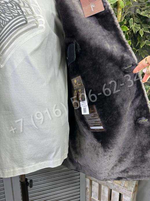 Пальто дубленка Loro Piana на меху 23877