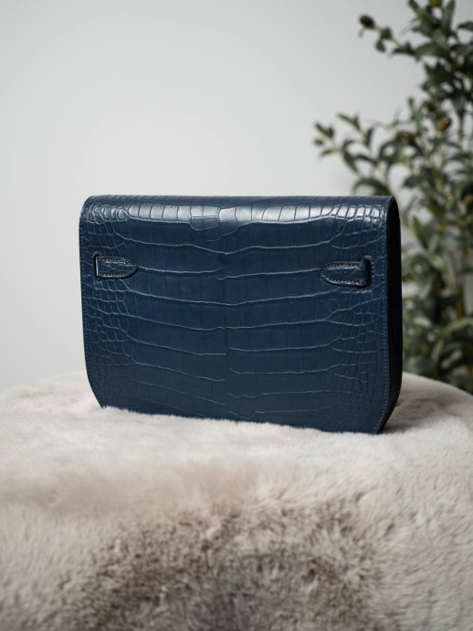 Клатч Hermes из кожи крокодила 27011 1