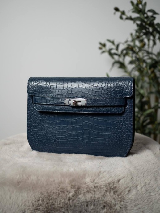 Клатч Hermes из кожи крокодила 27011 1