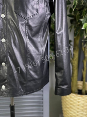 Кожаная куртка Brunello Cucinelli 15118