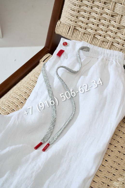 Брюки KITON лен 29875 4