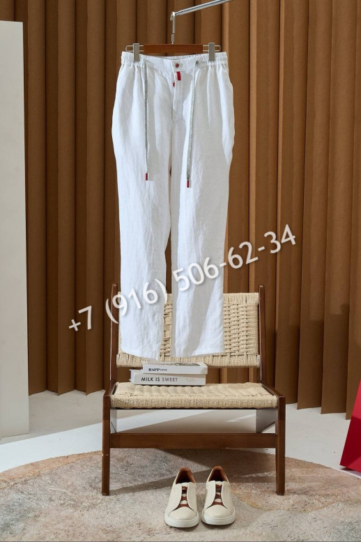 Брюки KITON лен 29875 4