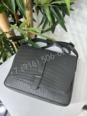 Сумка Hermes через пояс из кожи крокодила 21121