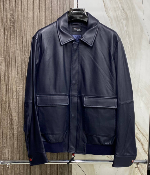 Кожаная куртка Kiton 16008
