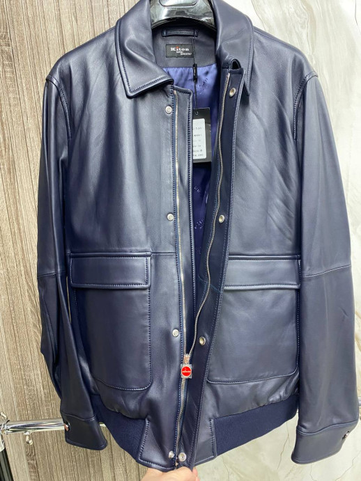 Кожаная куртка Kiton 16008