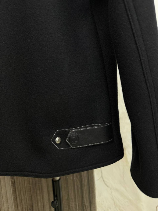 Кожаная куртка Hermes 5739 8