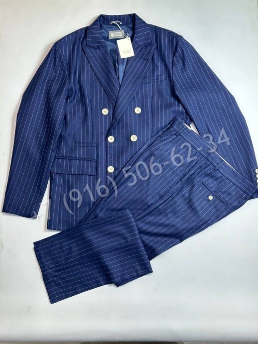 Классический костюм из льна Brunello Cucinelli 21249