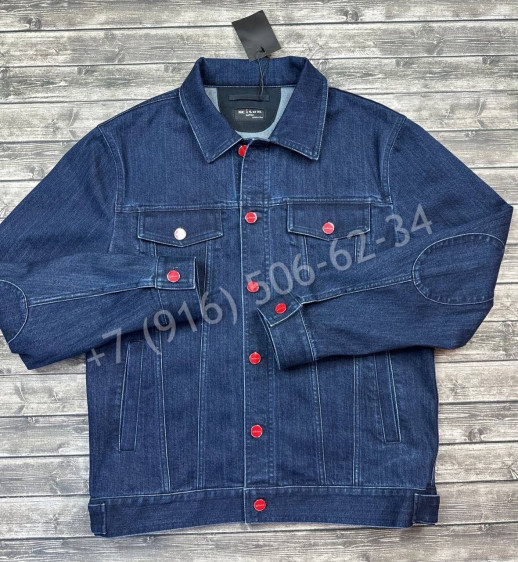 Двухсторонняя джинсовая куртка KITON 18349