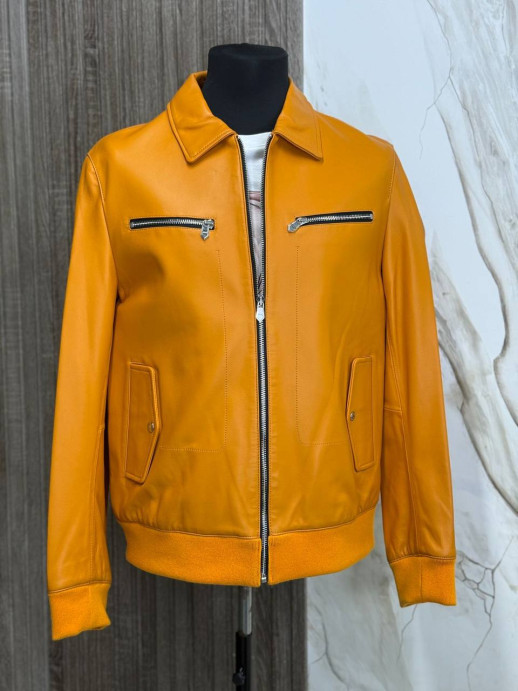 Кожаная куртка Hermes 5742 1