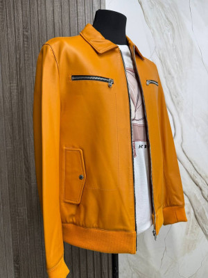 Кожаная куртка Hermes 5742 1