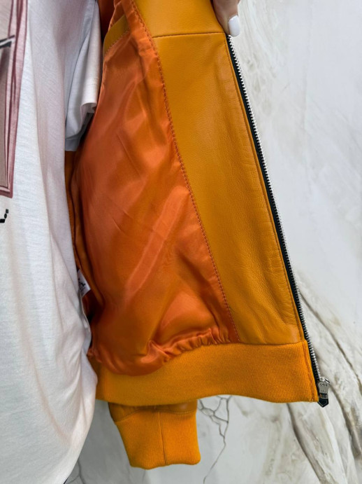 Кожаная куртка Hermes 5742 1