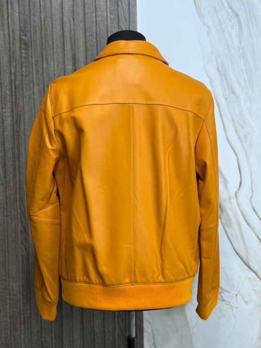 Кожаная куртка Hermes 5742 1