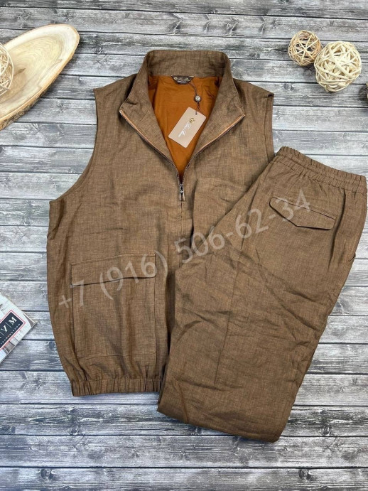 Льняной костюм Loro Piana 14078