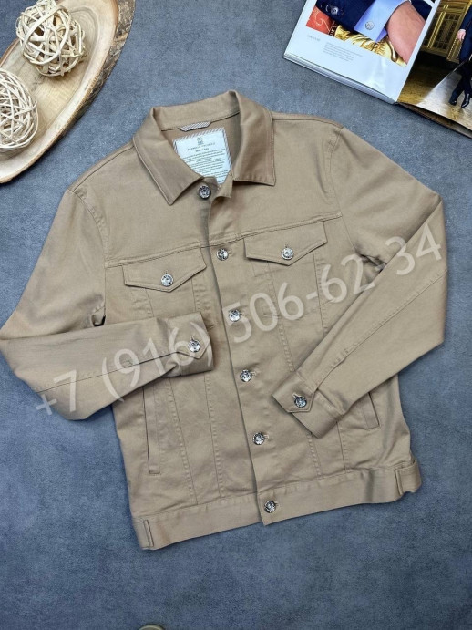 Джинсовая куртка Brunello Cucinelli 28633