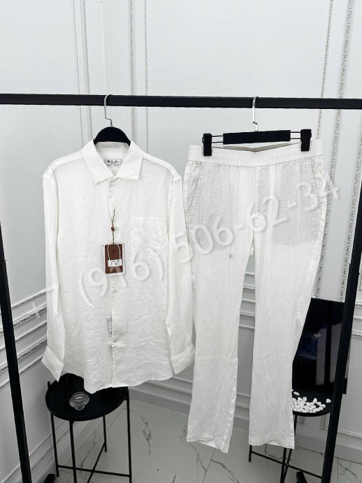 Прогулочный костюм из льна Loro Piana 29630