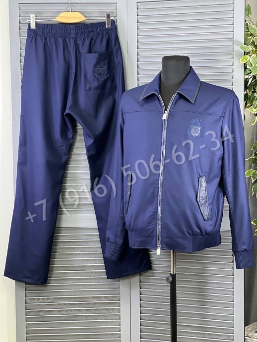 Прогулочный костюм Billionaire со вставками кожи крокодила 20557