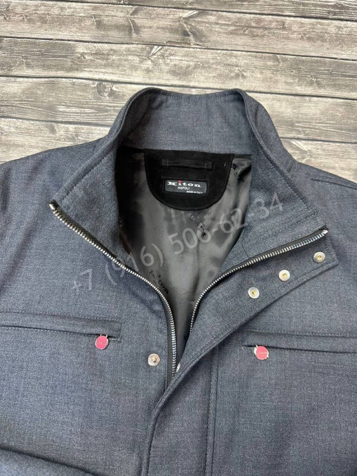 Куртка KITON из кашемира и шелка 12862