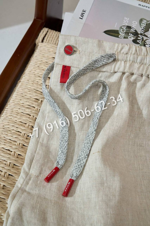 Брюки KITON лен 29875 7