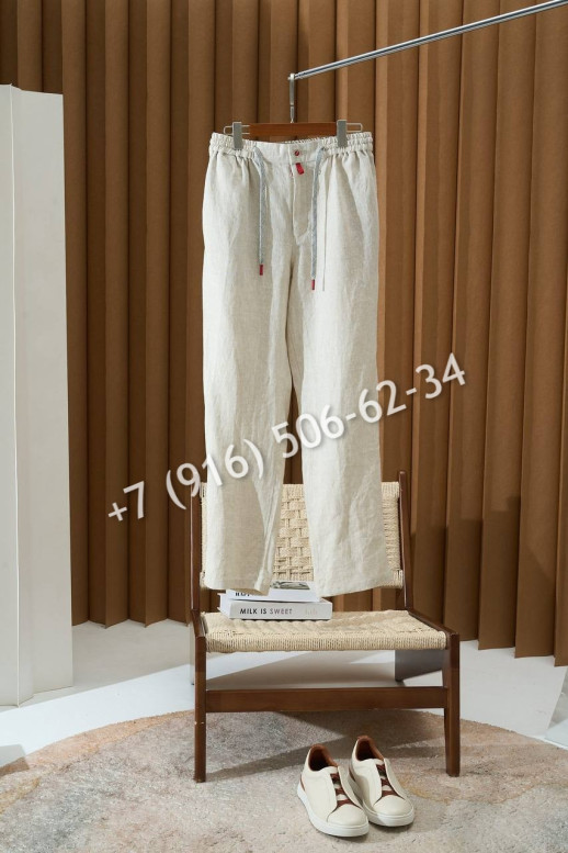 Брюки KITON лен 29875 7