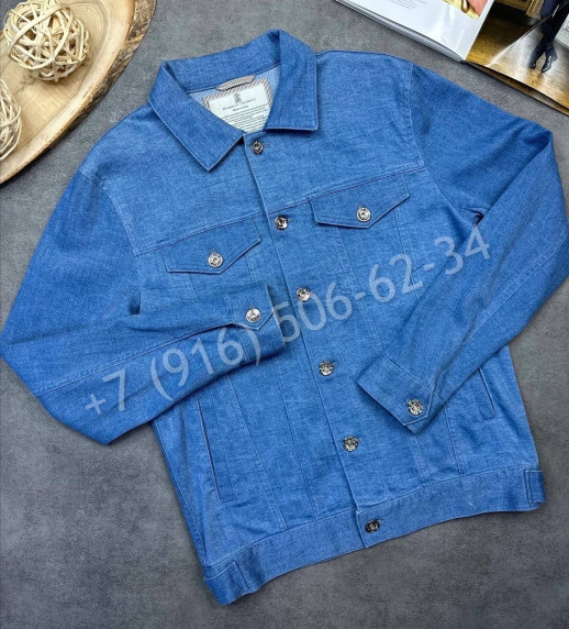Джинсовая куртка Brunello Cucinelli 28634