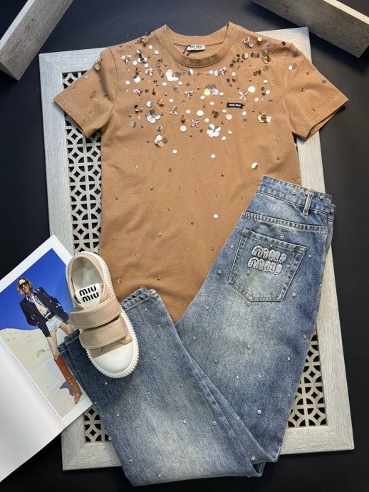 Джинсы Miu miu 19654