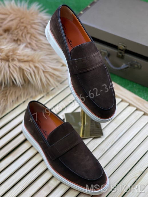 Лоферы Santoni 9717