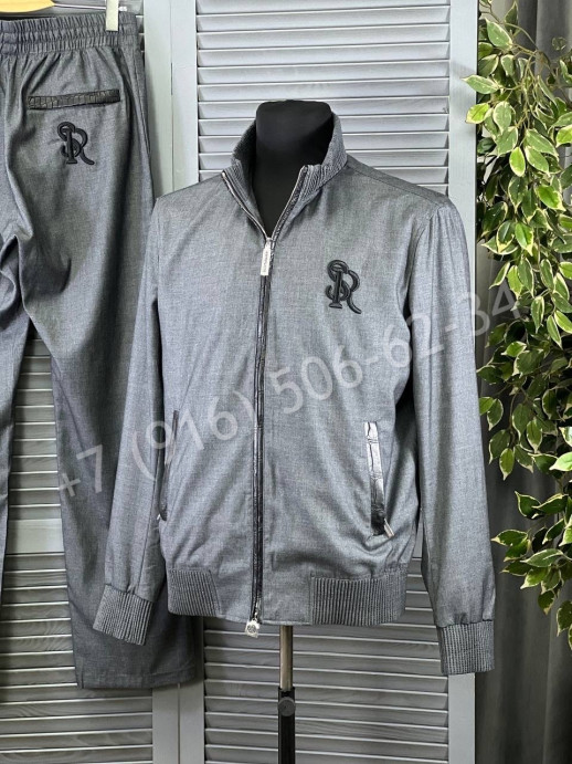 Прогулочный костюм Stefano Ricci со вставками кожи крокодила 20558