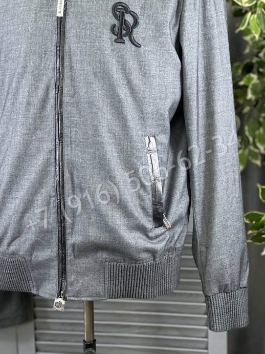 Прогулочный костюм Stefano Ricci со вставками кожи крокодила 20558