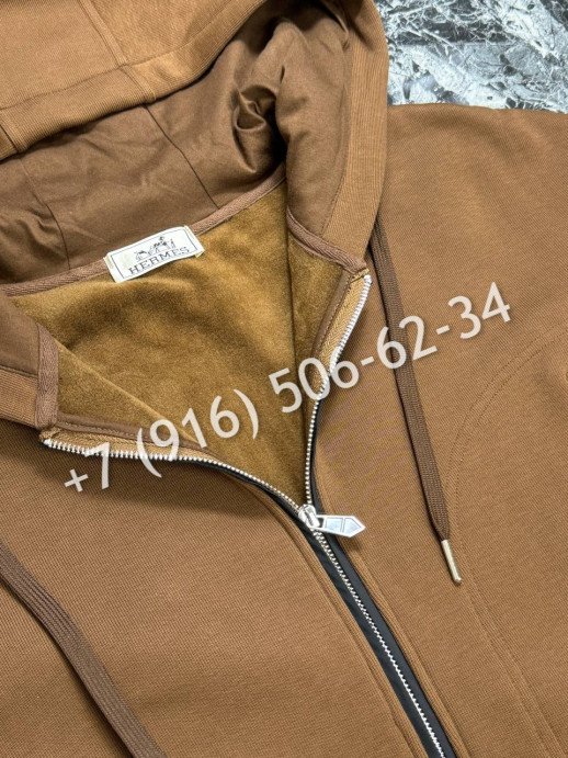 Толстовка на молнии Hermes утепленная 8847 1