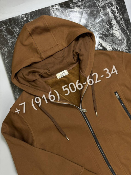 Толстовка на молнии Hermes утепленная 8847 1