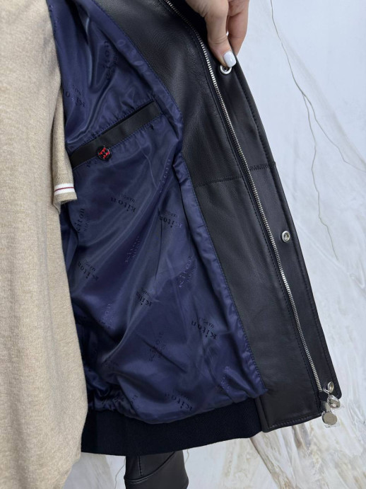 Кожаная куртка Kiton 6097 3