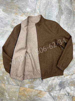 Двухсторонняя ветровка Loro Piana из льна 16945