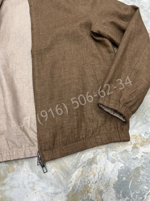 Двухсторонняя ветровка Loro Piana из льна 16945