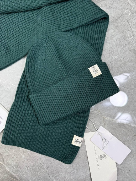 Шапка Brunello Cucinelli комплект 17295