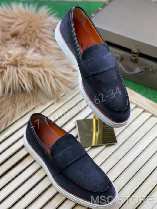 Лоферы Santoni 9718