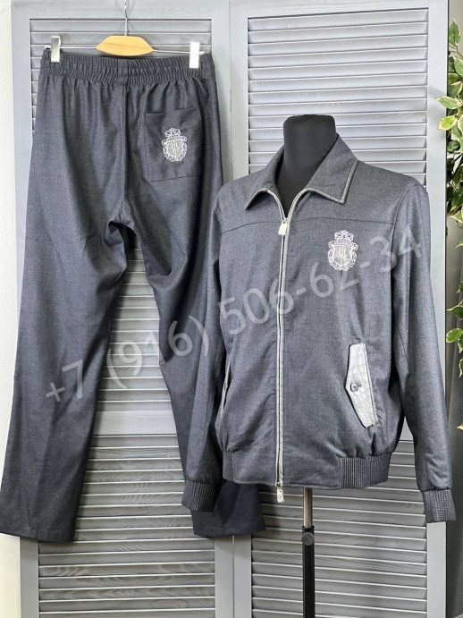 Прогулочный костюм Billionaire со вставками кожи крокодила 20559