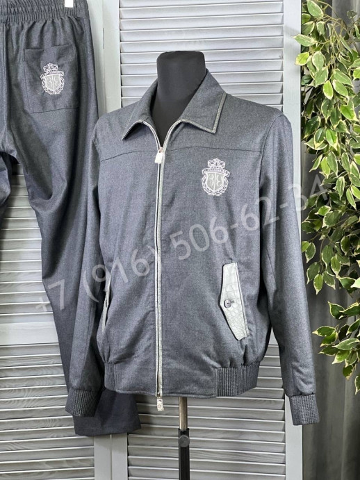 Прогулочный костюм Billionaire со вставками кожи крокодила 20559