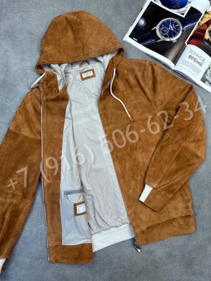 Замшевая куртка Brunello Cucinelli 30934