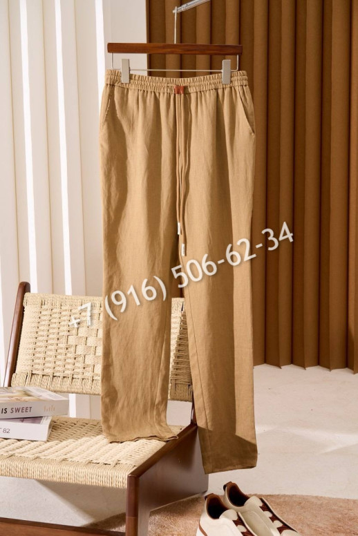 Брюки из льна Loro Piana 31535 2