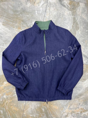 Двухсторонняя ветровка Loro Piana из льна 16946