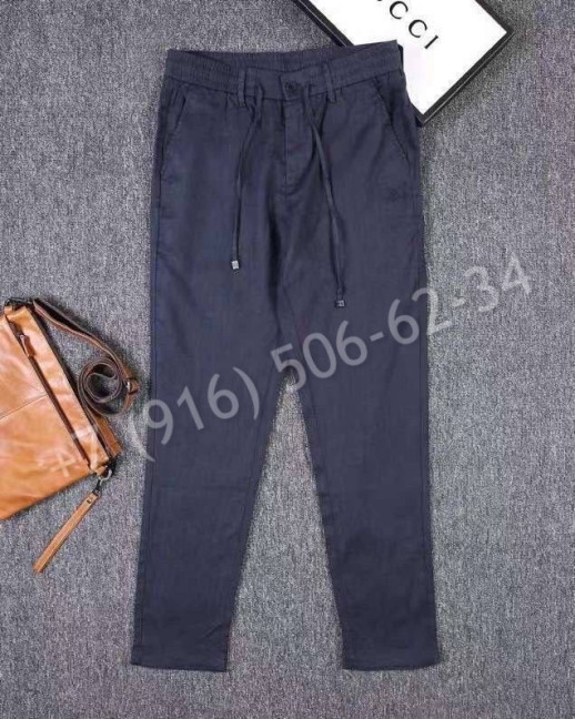 Льняные брюки Hermes 27734