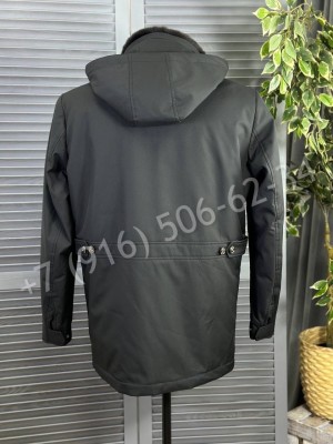 Куртка Loro Piana на меху (съемный капюшон/воротник) 23783